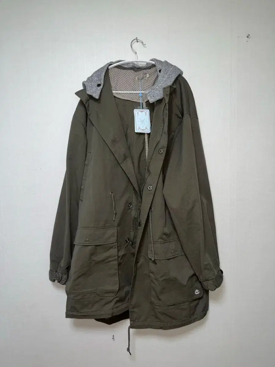 KOSEI WASHED MILITARY JACKET FIELD JACKET MUD KHAKI on Bunjang